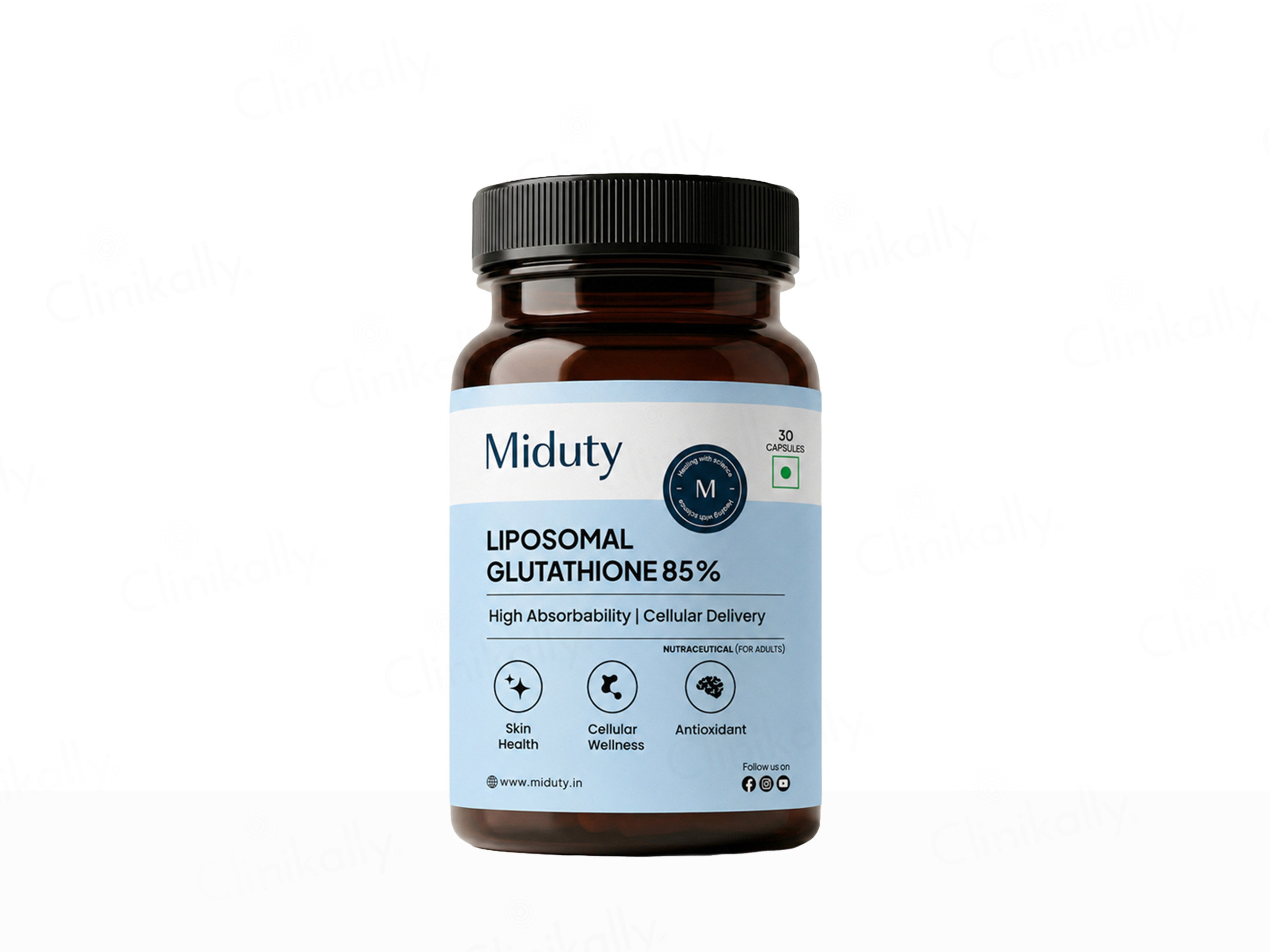 Miduty Liposomal Glutathione 85% Capsule